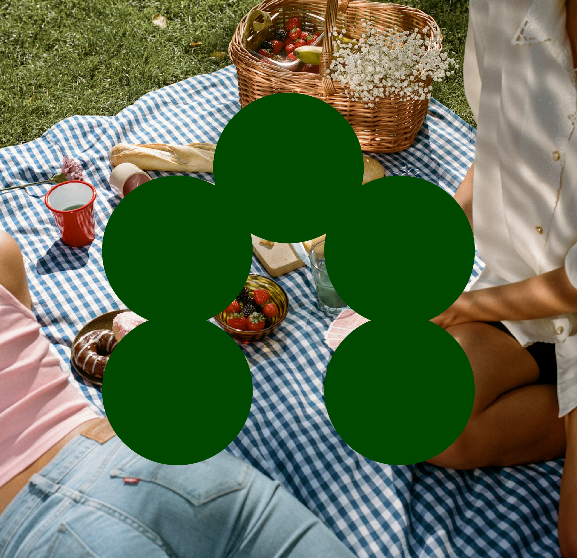 Rootz afbeelding - Donker groen